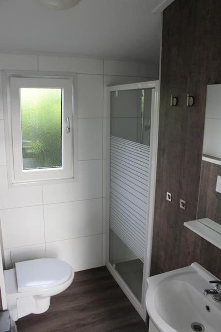 Met Vijverzicht Chalet Lathum